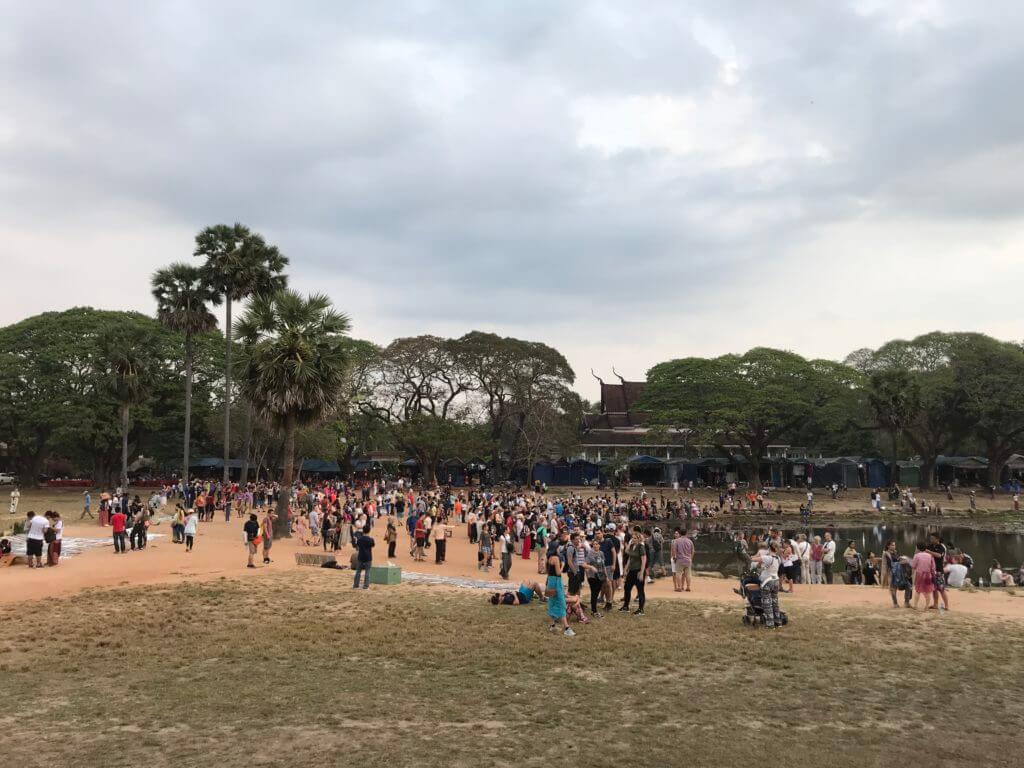 小吳哥日出人潮