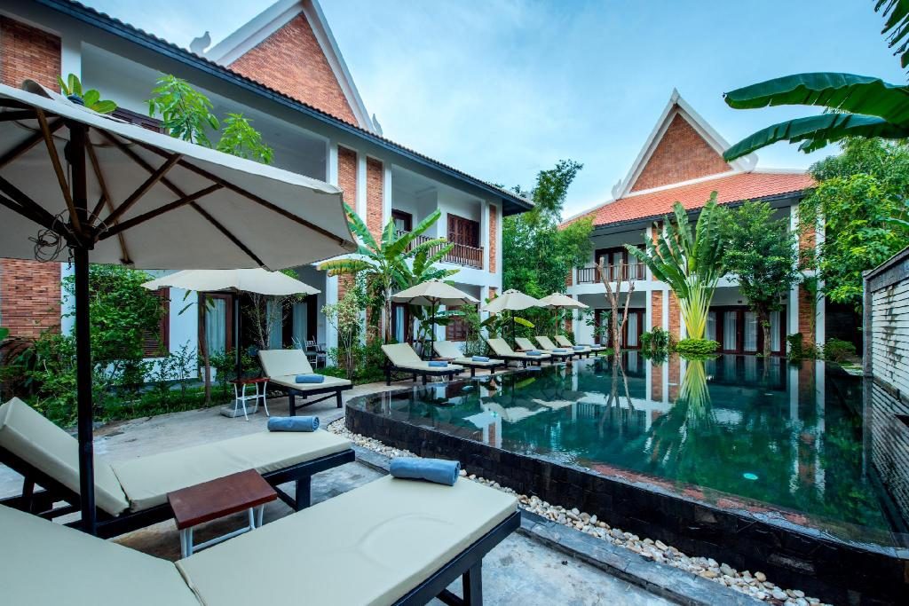 吳哥窟住宿 Charming Angkor Residence (Chez moi) 泳池