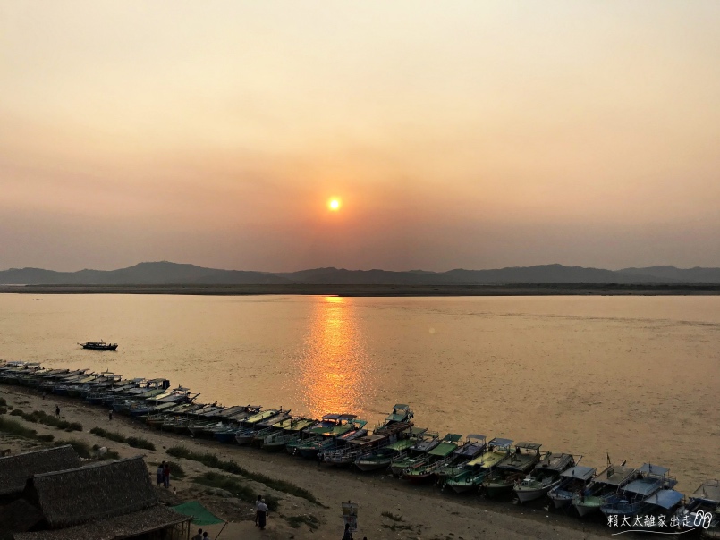 伊洛瓦底江夕陽