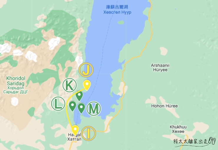 蒙古旅遊路線-庫蘇古爾湖1